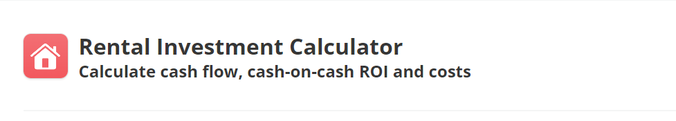 rental-invesment-calculator