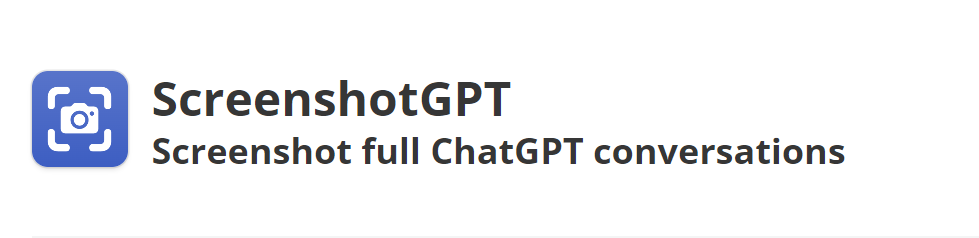 Screenshot your entire Chat GPT conversations on iOS with ScreenshotGPT