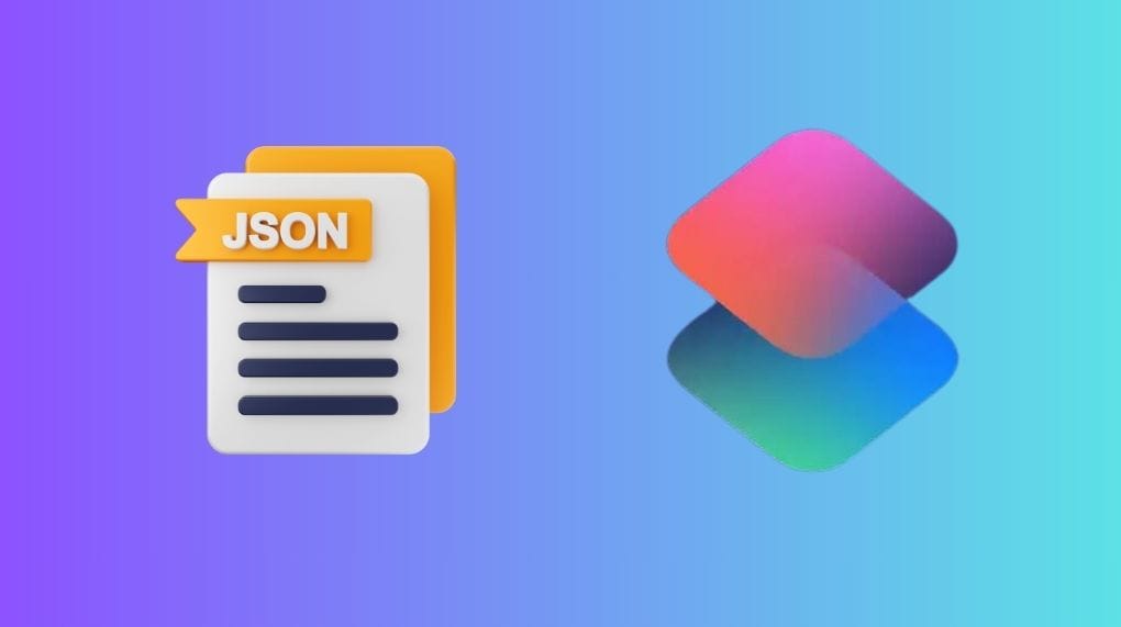 How to open and edit json files on iphone using apple shortcuts